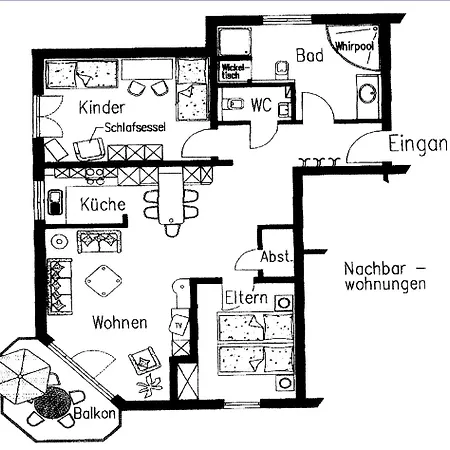 Skipper, Strandnah Mit Whirlpool Apartment